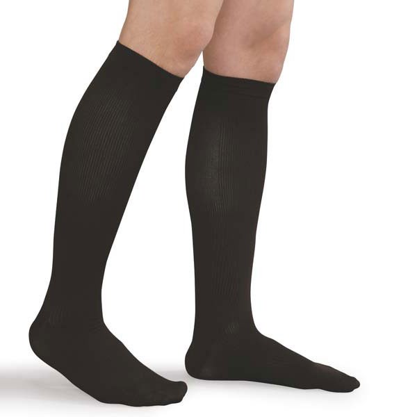 9318 - BL Ladies Support Socks- Black - Extra Large
