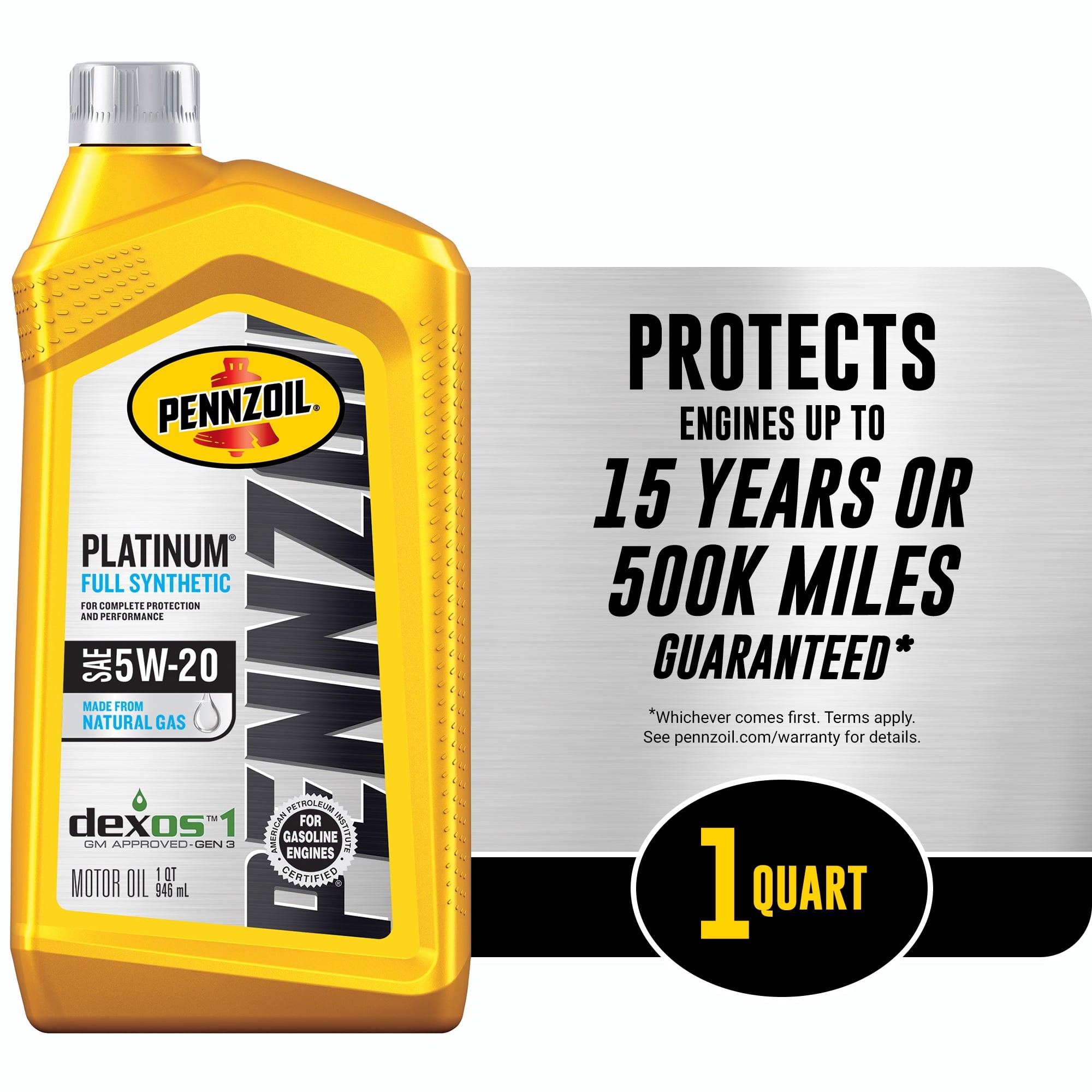 1 Qt. 5W-20 Synthetic Oil Pack of 6