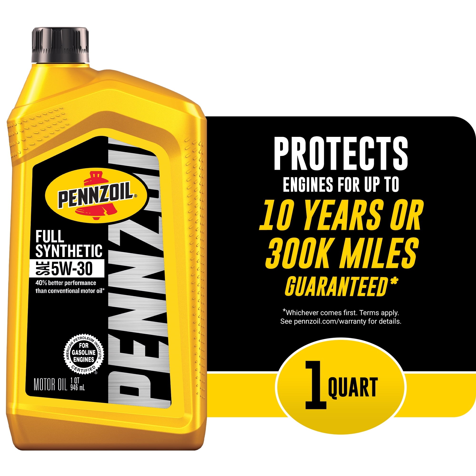 1 Qt. 5W-30 Synthetic Motor Oil Pack of 6