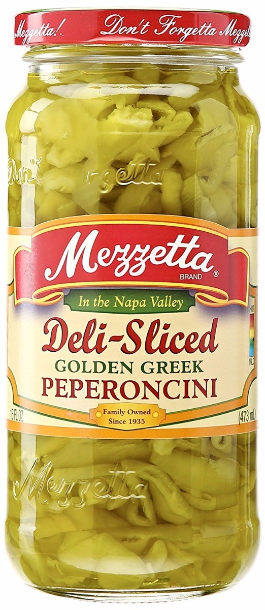 16 Oz Deli-Sliced Golden Greek Peperoncini