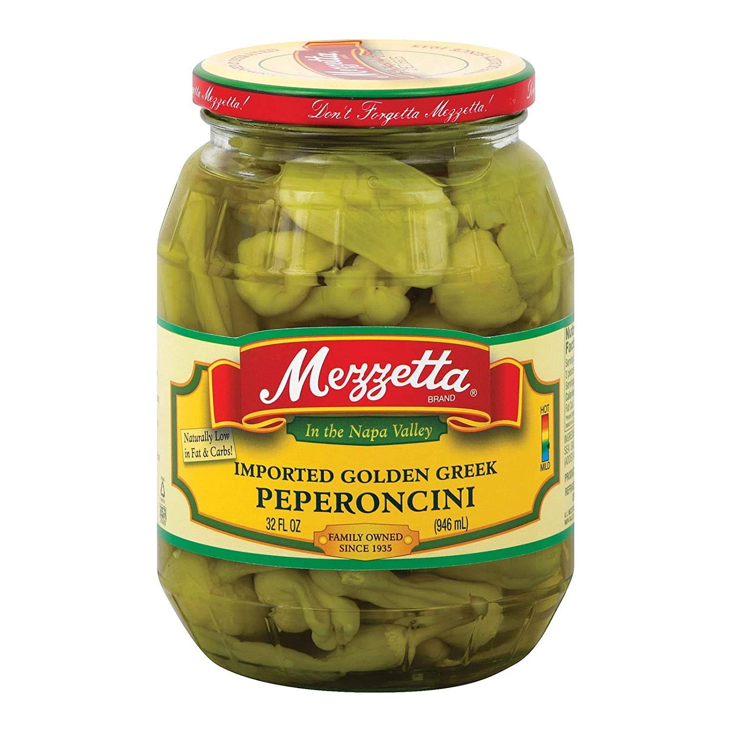 PEPPERONCINI GLDN GRK IMPRTD-32 OZ -Pack of 6