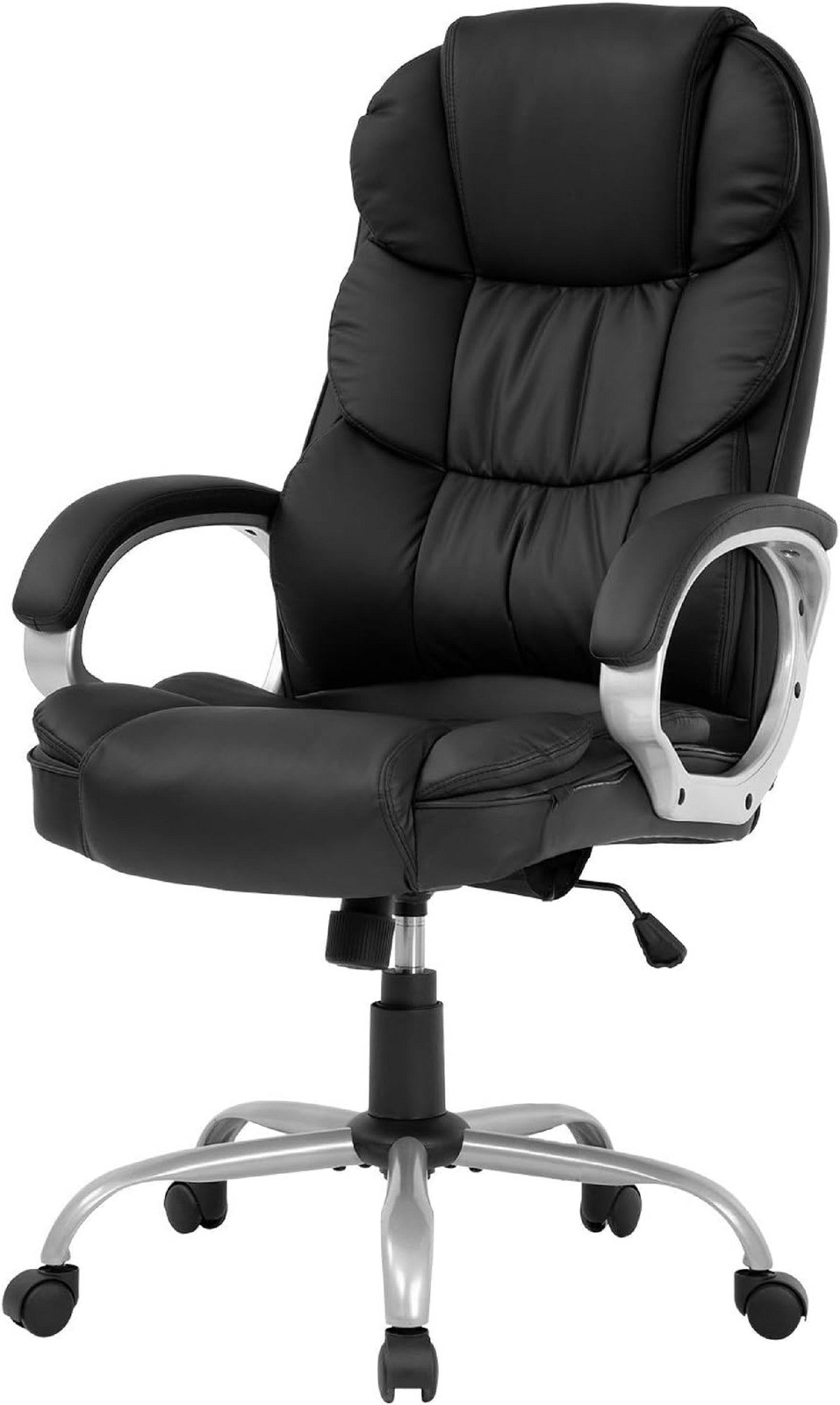 FDW High Back Adjustable Ergonomic Desk Chair, Black
