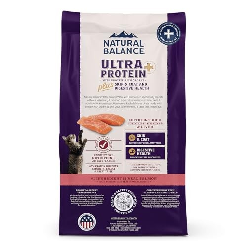 Natural Balance Ultra Protein + Skin&Coat/Digestive Salmon&Ckn Ml Cat 5lb C=5 thumbnail