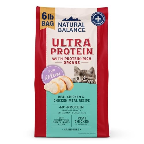 Natural Balance Ultra Protein Real Chicken & Chicken Meal Kitten 6 Lbs C=5