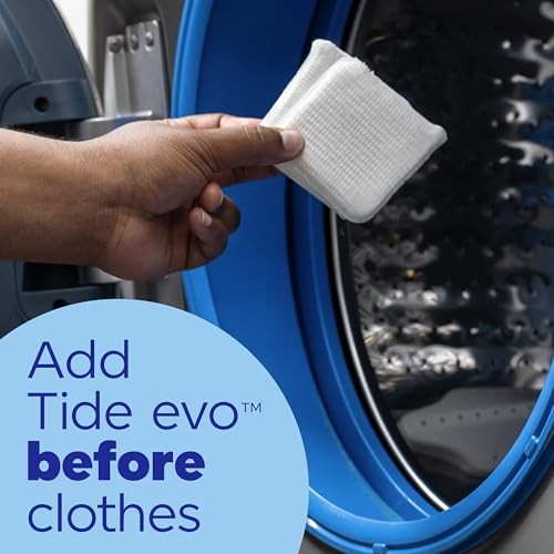 Tide Evo Laundry Detergent Tiles  Free & Gentle  Hypoallergenic  Unscented  40 Count thumbnail