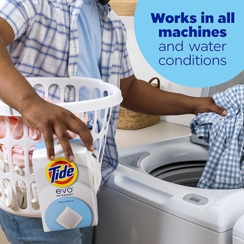 Tide Evo Laundry Detergent Tiles  Free & Gentle  Hypoallergenic  Unscented  40 Count thumbnail