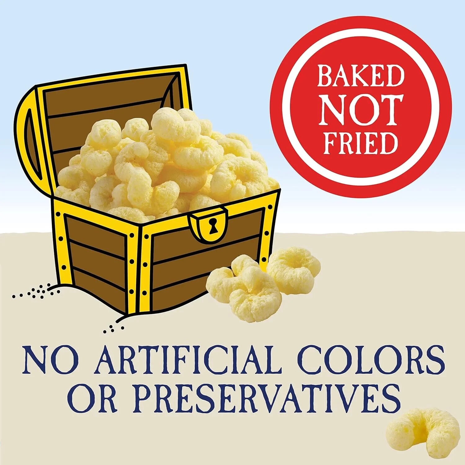 Pirate's Booty Aged White Cheddar Cheese Puffs Snack Multipack - 5oz/10pk thumbnail