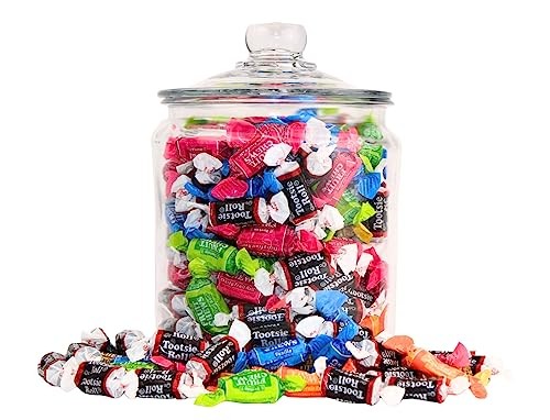 Mini Tootsie Roll Chews, Individually Wrapped, Bulk Candy, Assorted Mix (5 Pounds) thumbnail