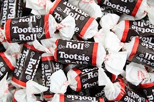 Mini Tootsie Roll Chews, Individually Wrapped, Bulk Candy, Chocolate (7 Pounds) thumbnail