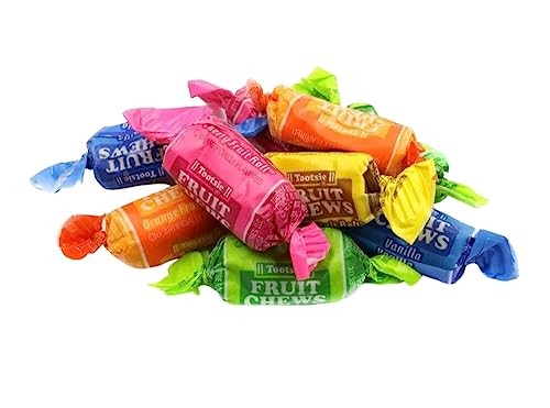 Mini Tootsie Roll Chews, Individually Wrapped, Bulk Candy, Fruit Flavored (5 Pounds) thumbnail