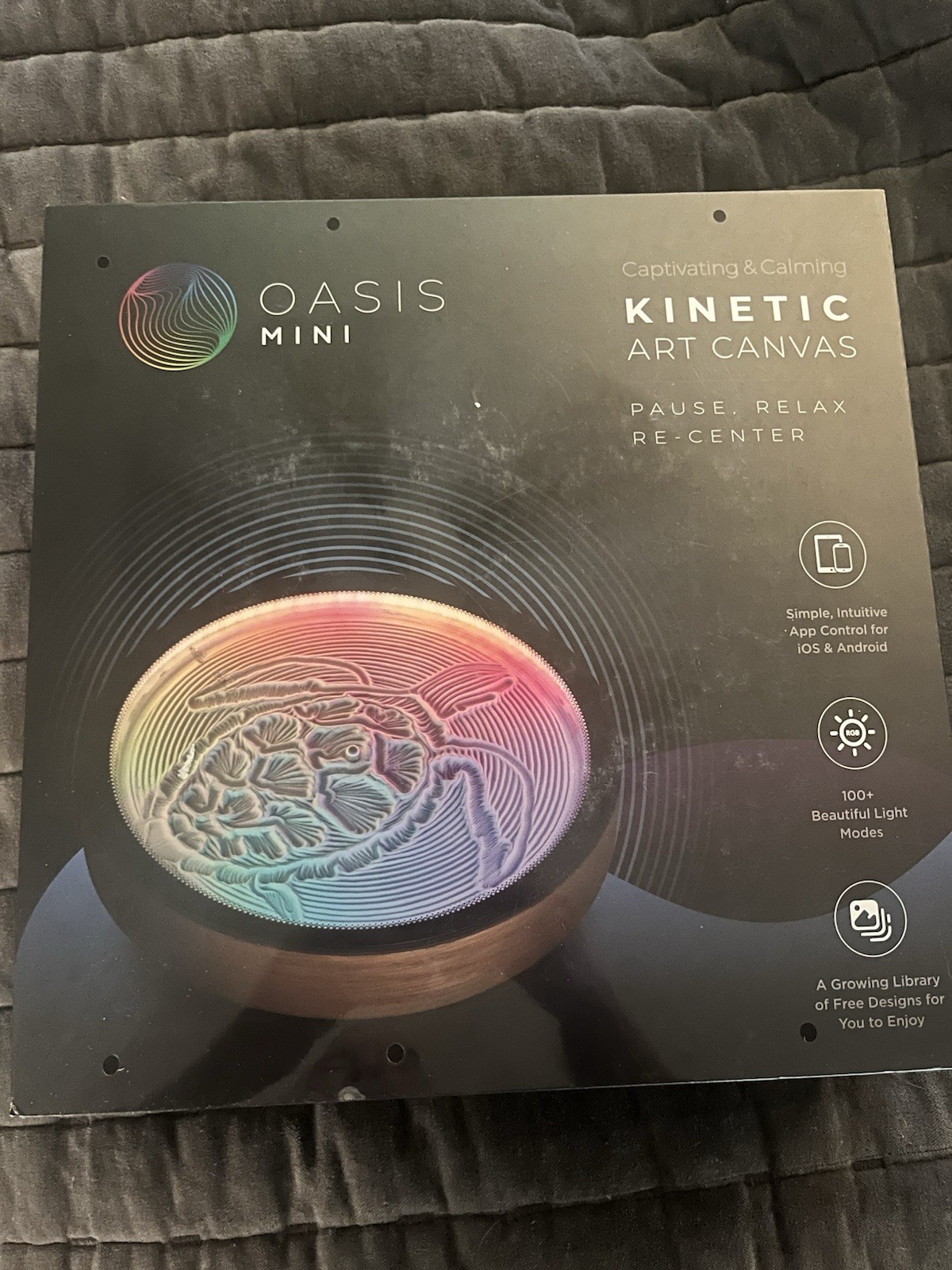 Oasis Mini Kinetic Art Canvas Zen Garden Desk Art NEW SEALED iOS Android