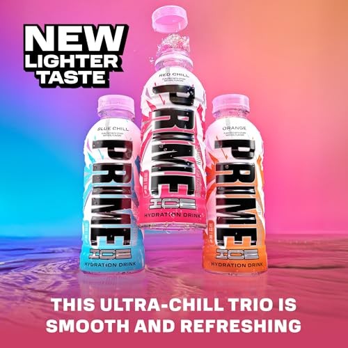 Prime ICE Hydration Variety Pack Smooth & Refreshing Low-Calorie Sports Drink with 10% Coconut Water, 500+ Mg Electrolytes & Zero Added Sugar, 12 Fl O thumbnail