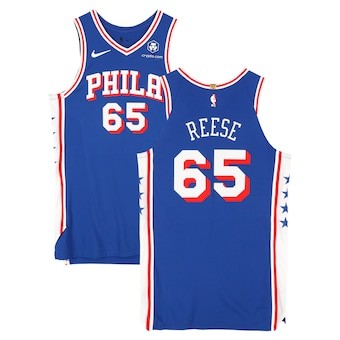 Alex Reese Philadelphia 76ers Player-Issued #65 Royal Nike Jersey from the 2024-25 NBA Season - Size 50+6 thumbnail