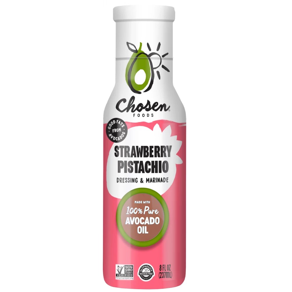 Chosen Foods Strawberry Pistachio Dressing and Marinade - 8 Fl Oz