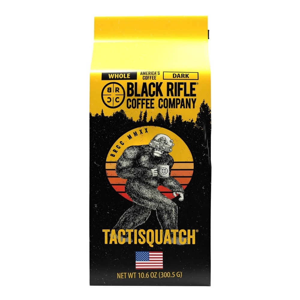 Black Rifle Coffee Company Tactisquatch Dark Roast Whole Bean Coffee - 10.6oz
