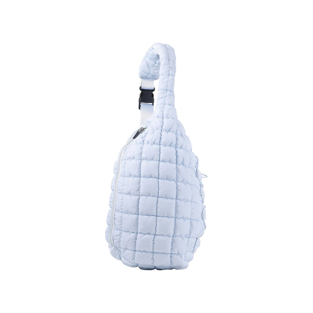 Pickle O' Joe Quilted Sling Bag Pickleball Bag - Dusty Gray