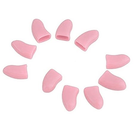 MIRROR 20Pcs Pet Dog Cat Paw Claw Anti-Scratch Soft Silicone Nail Caps Protective Covers Sheath for Home