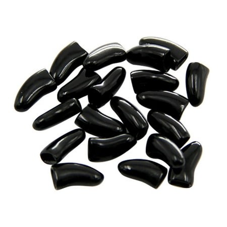 MIRROR 20Pcs Pet Dog Cat Paw Claw Anti-Scratch Soft Silicone Nail Caps Protective Covers Sheath for Home