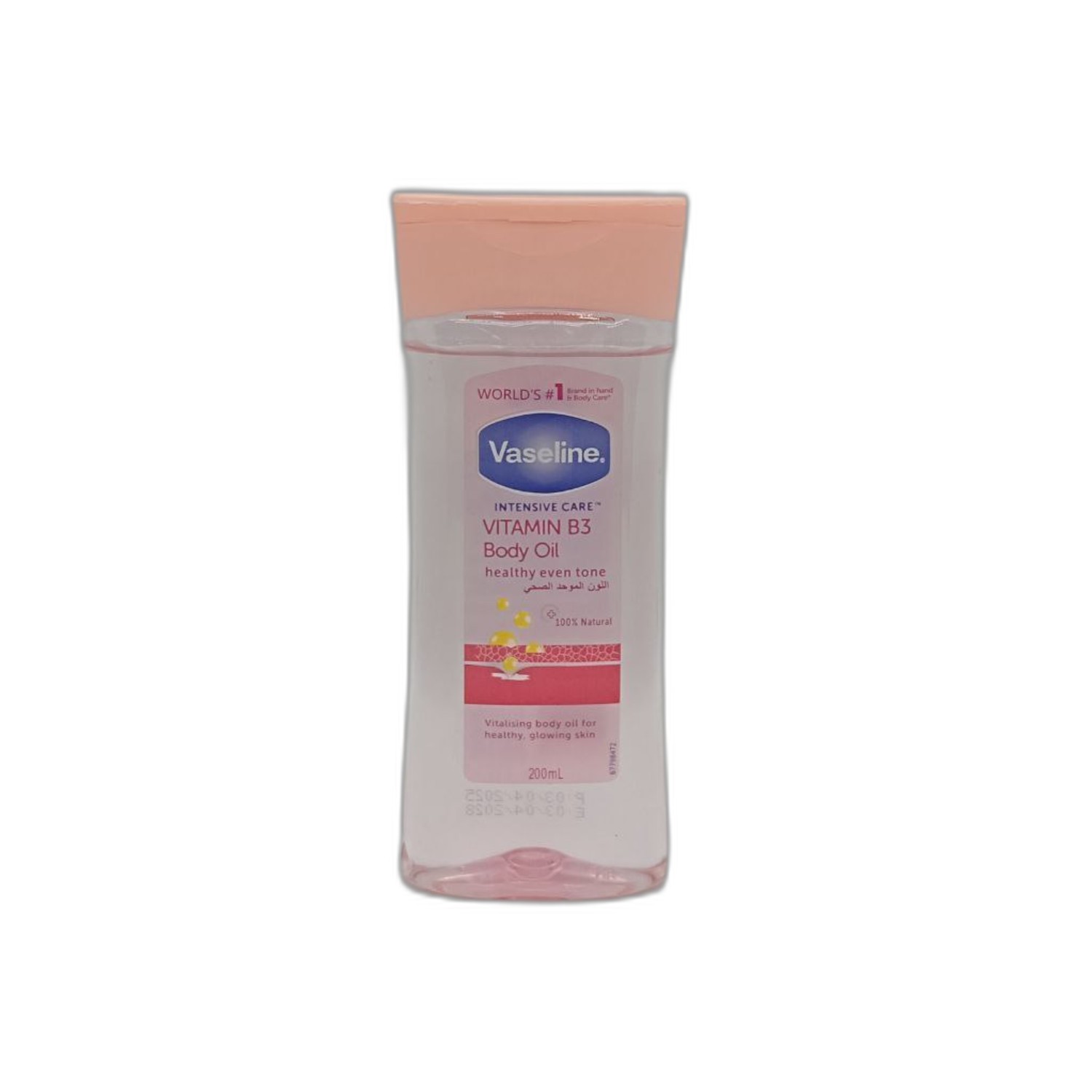 Vaseline Intensive Care Body Oil for Glowing Skin Uneven Skin 100% Natural 200ml