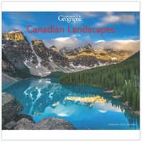 Canadian Geographic Canadian Landscapes 2020 12 X 14 Inch Monthly Deluxe Wall Calendar with Envelope, Canada Travel Scenic Outdoor