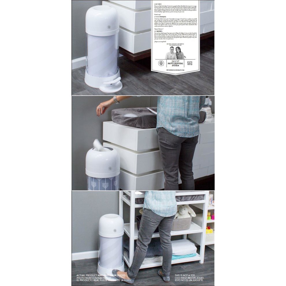Prince Lionheart Twist'r Nappy Disposal System Refill Bags 20 Pack thumbnail