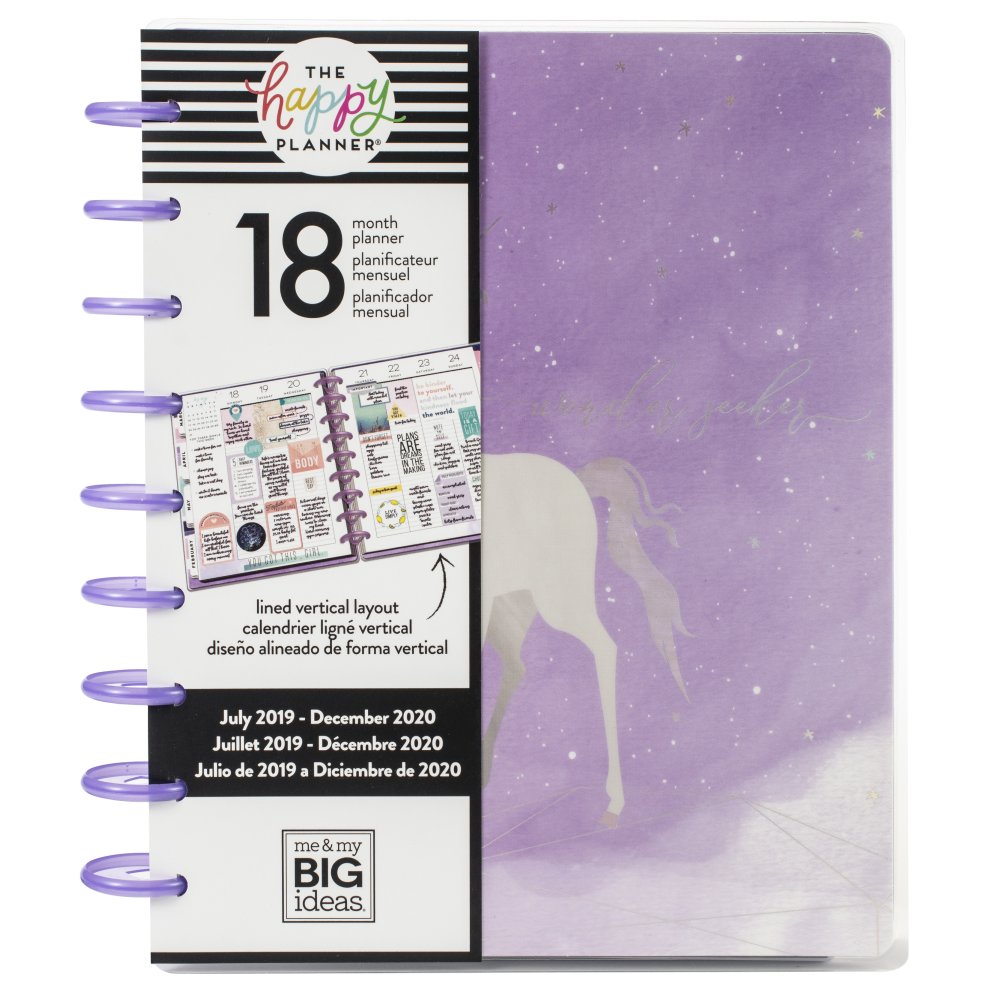 Happy Planner 18-Month Dated Medium Planner 7.75