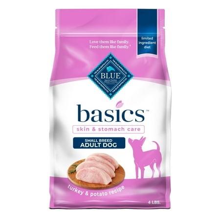 Blue Buffalo Basics Adult STF9 Small Breed Dry Dog Food for Skin & Stomach Care  Limited Ingredient Diet  Made in the USA with Natural Ingredients  Tu