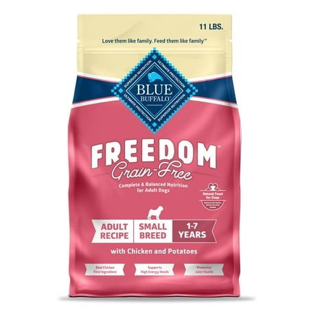Freedom Grain-Free Small Breed Dry Dog Food  Supports High Energy Needs  Made in the Usa with Natural Ingredients  Chicken & Potatoes  11-Lb. Bag