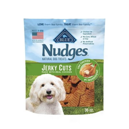 Blue Buffalo Nudges Jerky STF9 Cuts Natural Dog Treats Chicken