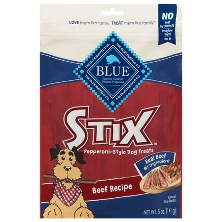 Blue Buffalo Stix Beef Pepperoni-Style Dog Treats