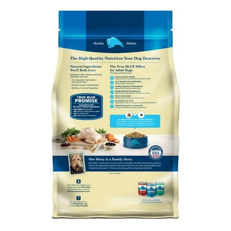 Blue Buffalo Life Protection Formula Adult Dry H2FSDDog Food  Helps Build and Maintain Strong Muscles  Made with Natural Ingredients  Chicken & Brown 