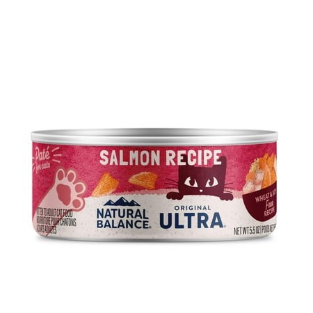 Natural Balance Ultra Premium Wet Cat Food 24 Cans  Protein Options Include Chicken  Salmon or Ocean Fish C43