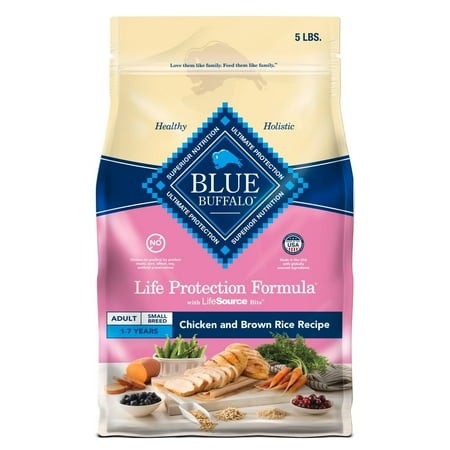 Blue Buffalo Life Protection Formula Small Breed Dry Dog Food Chicken & Brown Rice 5 Lbs