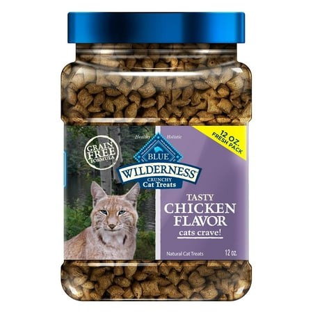Blue Buffalo Wilderness Crunchy TMA2 Cat Treats  Grain-Free Treats for Cats Made with Natural Ingredients  Great for Training  Tasty Chicken Flavor  1