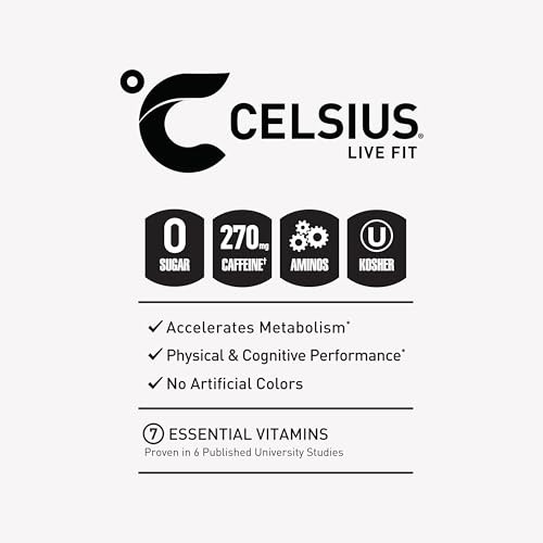 CELSIUS ESSENTIALS™ Sparkling Watermelon Ice, Sugar Free Performance Energy Drink, 16 Fl Oz (Pack of 12) thumbnail