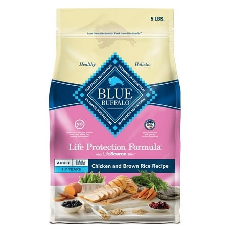 Blue Buffalo Life Protection DPF11 Formula Adult Small Breed Dry Dog Food  Supports High Energy Needs  Made with Natural Ingredients  Chicken & Brown 