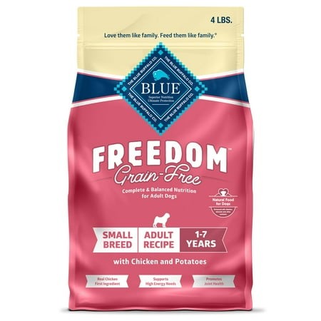 Blue Buffalo Freedom Grain-Free DPF11 Small Breed Dry Dog Food  Supports High Energy Needs  Made in the USA with Natural Ingredients  Chicken & Potato
