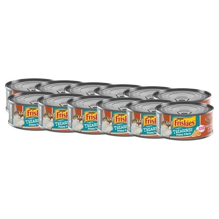 (12 Pack) Purina Friskies Chicken and Tuna  Wet Cat Food  5.5 Oz Cans
