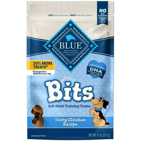 Blue Buffalo Bits Dog Treats  Tasty Chicken Recipe 11 Oz (Pack of 6)
