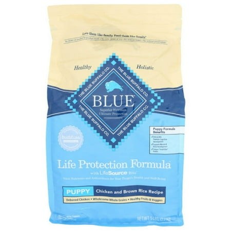BLUE BUFFALO FOOD DOG CHKN BRW RC PUPP 5 LB - Pack of 3