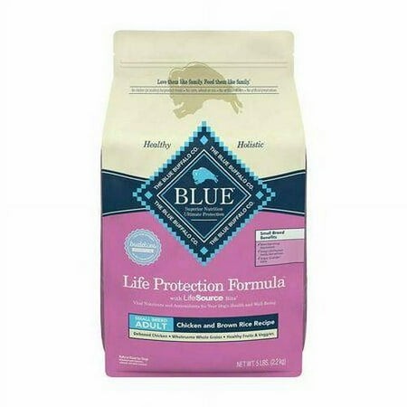 Blue Life Protection Formula Chicken and Brown Rice Small Breed Adult Dog Food 5Lbs