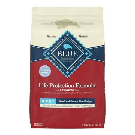 Blue Buffalo Life Protection 30 Lb Life Protection Beef and Brown Rice Natural Adult Dry Dog Food