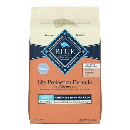 Blue Buffalo Life Protection 30 Lb Life Protection Chicken and Brown Rice Natural Puppy Large Breed Dry Dog Food
