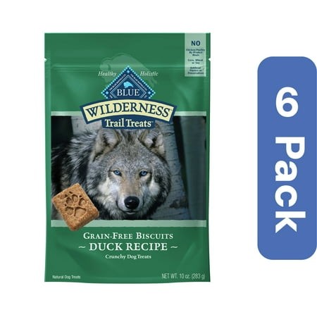Blue Buffalo Dog Treat Duck Chicken Biscuit 10 Oz (Pack of 6)
