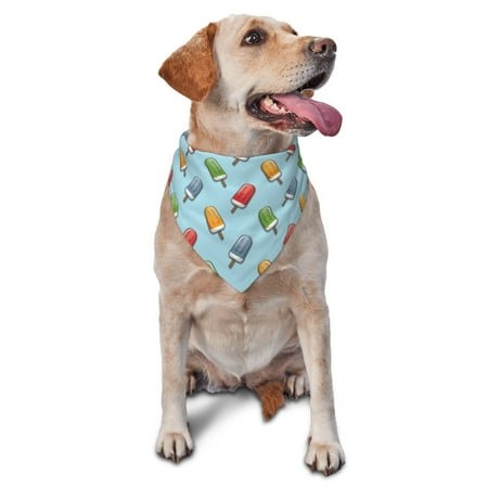 Matuu Modern Ice Cream for Premium Soft Pet Scarf for Dogs and Cats  Ideal for Small  Medium  and Large Pets