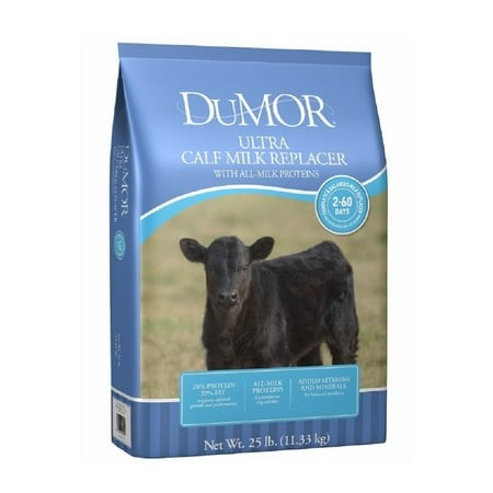 DuMOR 06-9555-0125 Powdered 25 Lbs. Pack Ultra Calf All-Milk Proteins Replacer