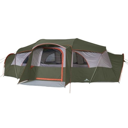 Ozark Trail 18-Person Cabin Tent  with 3 Covered Entrances
