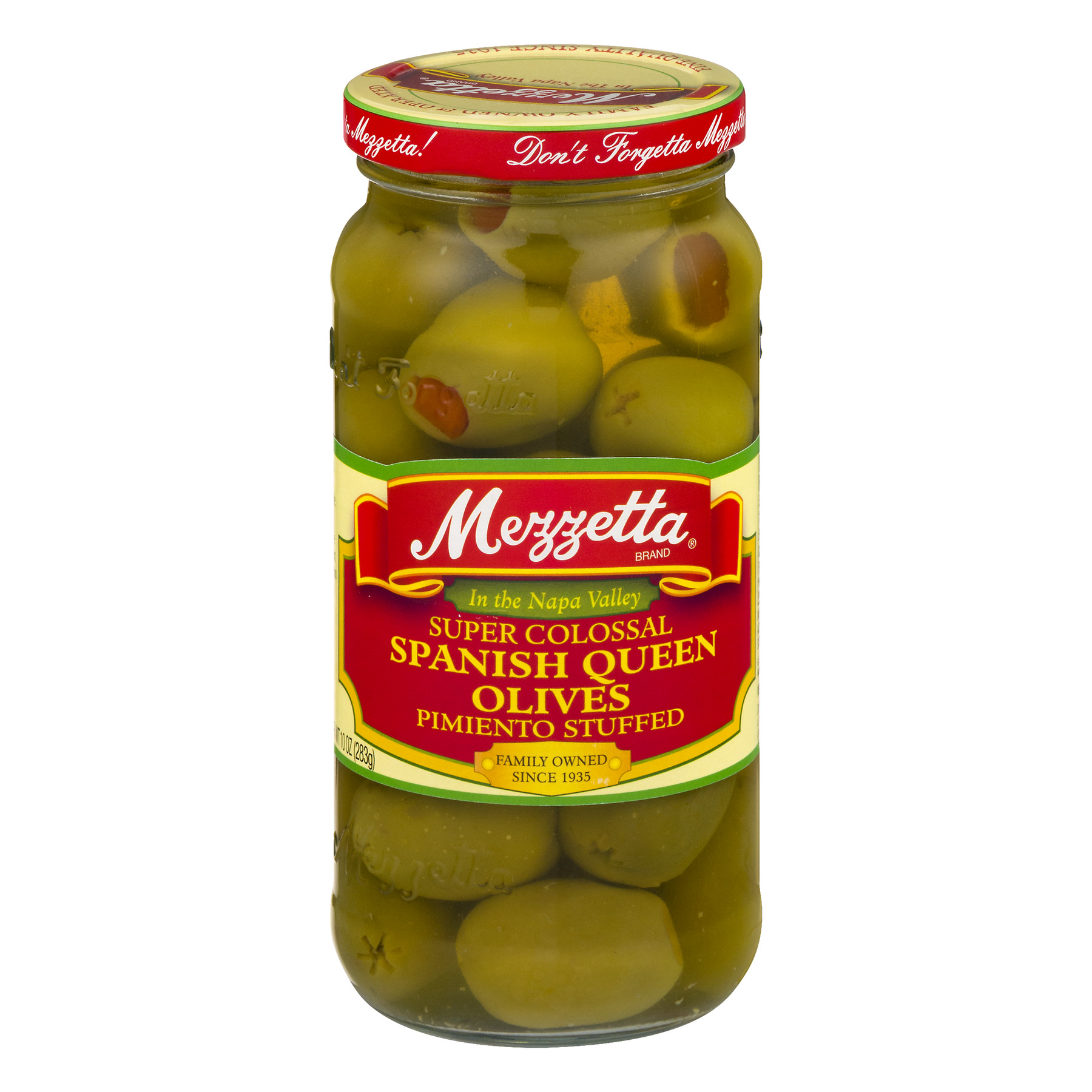 Mezzetta Olives Spnsh Qn Pimto 6X375ML