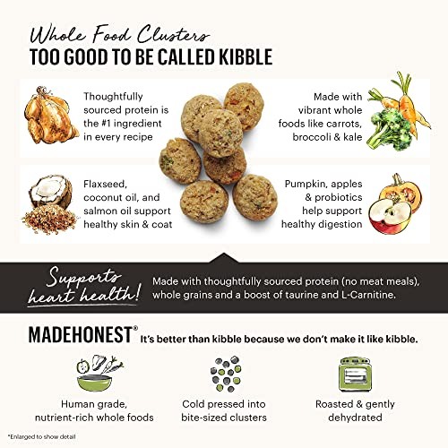 The Honest Kitchen Whole Food Clusters Dog Whole Grain Beef & Oat 10 Lb Bag thumbnail