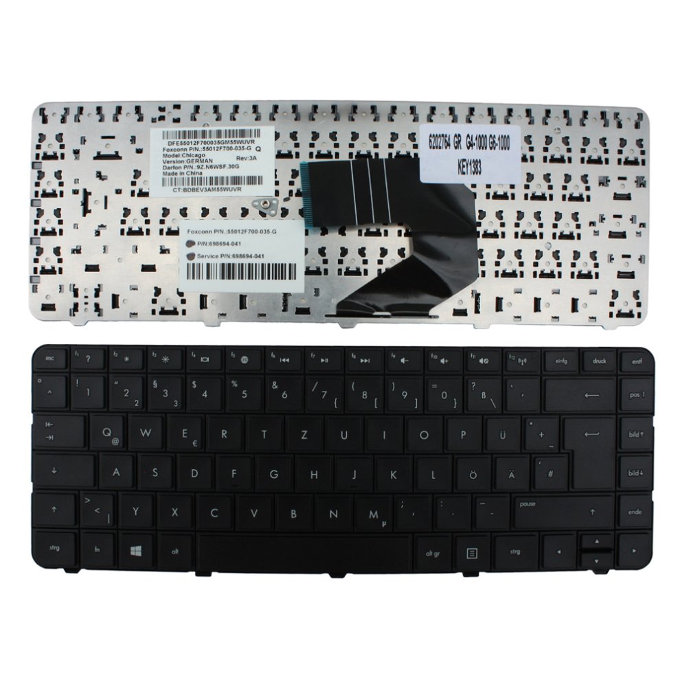 HP Pavilion G6-1229 Black Windows 8 German Layout Replacement Laptop Keyboard